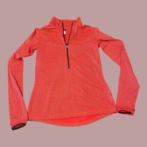 Nike Dri-FIT Half Zip Running Top Medium long sleeves Red